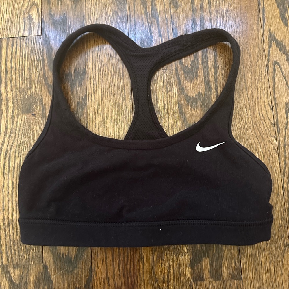 Nike black sports bra size XS